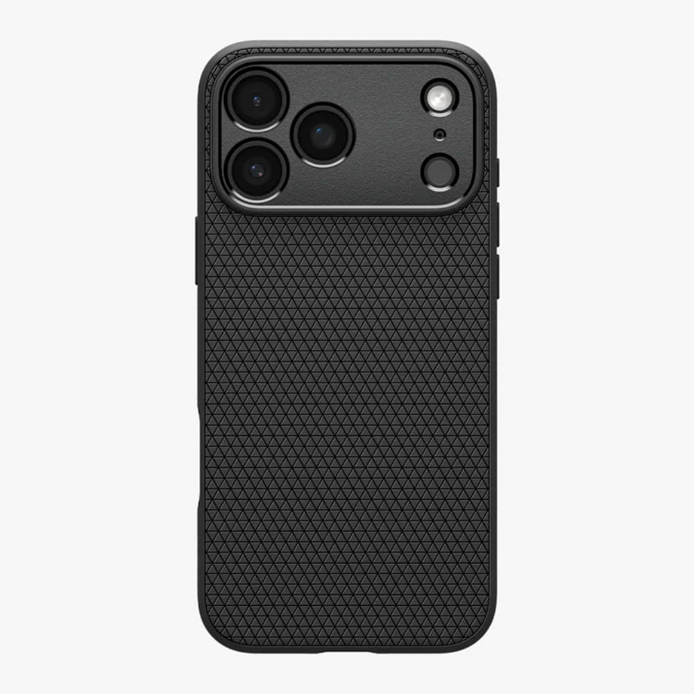 Imagen 2 del producto Case Spigen para iPhone 17 Pro Max Liquid Air, antideslizante, antigolpes, flexible, negro